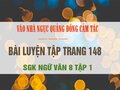 Bài luyện tập trang 148 SGK Ngữ văn 8 tập 1