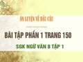 Bài tập phần 1 trang 150 SGK Ngữ văn 8 tập 1