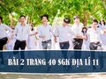 Bài 2 trang 40 SGK Địa lí 11