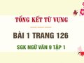 Bài 1 trang 126 SGK Ngữ văn 9 tập 1 