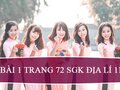 Bài 1 trang 72 SGK Địa lí 11