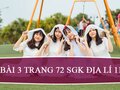 Bài 3 trang 72 SGK Địa lí 11