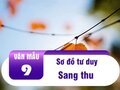 Sơ đồ tư duy Sang thu - Hữu Thỉnh