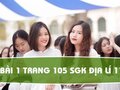 Bài 1 trang 105 SGK Địa lí 11