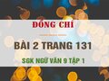 Bài 2 trang 131 SGK Ngữ văn 9 tập 1 