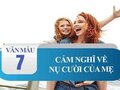 Top 5 bài văn nêu cảm nghĩ về nụ cười của mẹ được yêu thích nhất