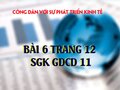 Câu 6 trang 12 SGK GDCD 11
