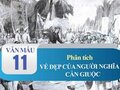 Phân tích vẻ đẹp của người nghĩa sĩ Cần Giuộc