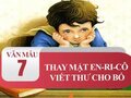Thay mặt En-ri-cô (Mẹ tôi) viết thư cho bố