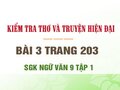 Bài 3 trang 203 SGK Ngữ văn 9 tập 1 