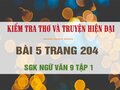 Bài 5 trang 204 SGK Ngữ văn 9 tập 1 
