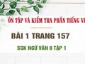 Bài 1 trang 157 SGK Ngữ văn 8 tập 1