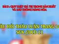 Câu hỏi thảo luận trang 34 SGK GDCD11