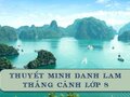 Thuyết minh về một danh lam thắng cảnh