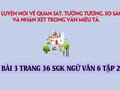Bài 3 trang 36 SGK Ngữ văn 6 tập 2