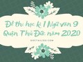 Đề thi học kì 1 Ngữ văn 9 quận Thủ Đức năm 2020