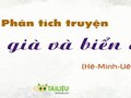 Phân tích truyện Ông già và biển cả