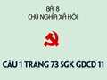 Câu 1 trang 73 SGK GDCD 11