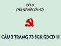 Câu 3 trang 73 SGK GDCD 11