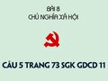 Câu 5 trang 73 SGK GDCD 11