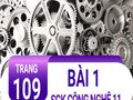Bài 1 trang 109 SGK Công nghệ 11