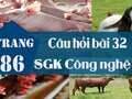 Câu hỏi bài 32 trang 86 SGK Công nghệ 7