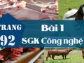 Bài 1 trang 92 SGK Công nghệ 7