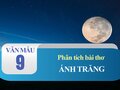 Phân tích bài thơ Ánh trăng của Nguyễn Duy