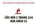 Câu 1 trang 114 SGK GDCD 11