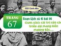 Soạn Lịch sử 6 bài 14 : Chính sách cai trị của các triều đại phong kiến phương Bắc... (SGK Cánh diều)
