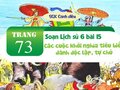 Soạn Lịch sử 6 bài 15 : Các cuộc khởi nghĩa tiêu biểu dành độc lập, tự chủ (SGK Cánh diều)