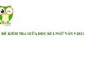 Mẫu đề kiểm tra giữa học kì 1 ngữ văn 9 2021 mới nhất