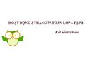 Hoạt động 3 trang 75 Toán lớp 6 Tập 2 Kết nối tri thức