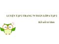 Luyện tập 2 trang 79 Toán lớp 6 Tập 2 Kết nối tri thức