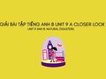 Tiếng Anh 8 Unit 9 A Closer Look 1