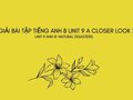 Tiếng Anh 8 Unit 9 A Closer Look 2