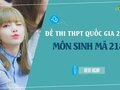 Đáp án đề 218 môn Sinh 2022 - Đề thi thpt quốc gia 2022 môn Sinh mã 218