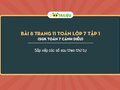 Bài 8 trang 11 Toán lớp 7 Tập 1 Cánh Diều