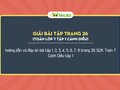 Toán 7 Cánh Diều trang 26 : Giải bài tập trang 26 SGK Toán 7 Cánh Diều tập 1