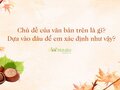 Chủ đề của văn bản Mùa thu về Trùng Khánh nghe hạt dẻ hát là gì?
