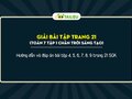 Trang 21 SGK Toán 7 tập 1 Chân trời sáng tạo