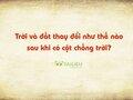 Trời và đất thay đổi như thế nào sau khi có cột chống trời?