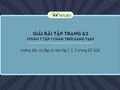 Trang 62 SGK Toán 7 tập 1 Chân trời sáng tạo