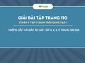 Trang 110 SGK Toán 7 tập 1 Chân trời sáng tạo