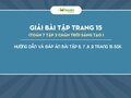 Trang 15 SGK Toán 7 tập 2 Chân trời sáng tạo