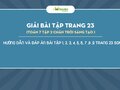 Trang 23 SGK Toán 7 tập 2 Chân trời sáng tạo