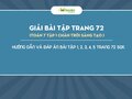 Trang 72 SGK Toán 7 tập 1 Chân trời sáng tạo