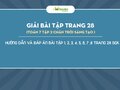Trang 28 SGK Toán 7 tập 2 Chân trời sáng tạo
