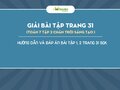 Trang 31 SGK Toán 7 tập 2 Chân trời sáng tạo
