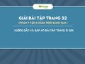 Trang 32 SGK Toán 7 tập 2 Chân trời sáng tạo